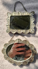 Silver antique mirror for sale  GRAYS