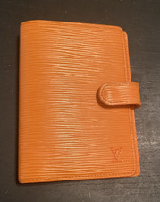 Usado, Autêntico Louis Vuitton Epi Agenda PM Laranja, Notebook de Couro nos EUA! Lindo!🧡🧡 comprar usado  Enviando para Brazil