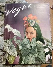 Vintage vogue magazine for sale  East Durham