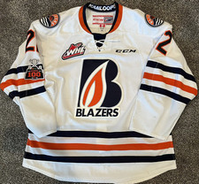 Camiseta Kamloops Blazers usada em jogos, WHL, Memorial Cup Patch comprar usado  Enviando para Brazil