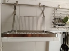 Scolapiatti parete ikea usato  Roseto Degli Abruzzi