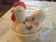 Small ceramic chicken for sale  Seven Valleys