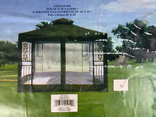 Rede de gazebo 10' x 10' tela 4 painéis paredes laterais (apenas rede) rede verde branca comprar usado  Enviando para Brazil