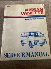 Nissan vanette model for sale  BURY ST. EDMUNDS