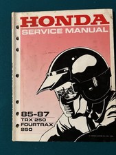 Honda TRX 250 Fourtrax 250 Manual de Serviço 85 - 87 #61HA802 Original  comprar usado  Enviando para Brazil