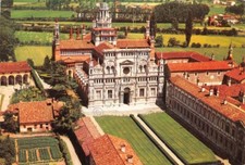 Cartolina certosa pavia usato  Milano