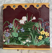 Antique relief wildflowers for sale  UK
