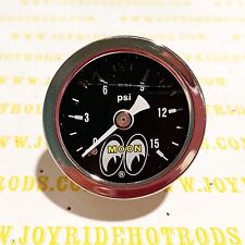 Direct Fit Engine Fuel Pressure Gauge 1-15 PSI- MOONEYES -  Liquid Filled na sprzedaż  Wysyłka do Poland