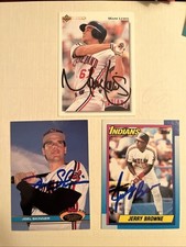 Autographed cleveland indians for sale  Bellbrook