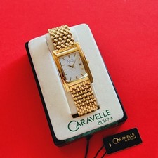 Tanque Caravelle By Bulova com mostrador incrível e pulseira de tijolos suporte e etiqueta T7 raro comprar usado  Enviando para Brazil