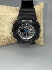 RARO! Relógio feminino Casio Baby-G 5457 estampa de leopardo BA-120LP preto e prata A21 comprar usado RARO! Relógio feminino Casio Baby-G 5457 estampa de leopardo BA-120LP preto e prata A21 comprar usado  Enviando para Brazil