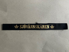 Sjövärnskàren cap tally for sale  HORSHAM