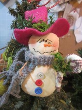 Primitive winter snowman for sale  South Easton