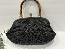Vintage raffia black for sale  Cockeysville