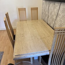 Travertine dining table for sale  BANGOR