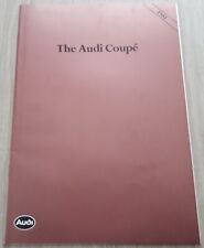 Audi coupe brochure for sale  BOURNE