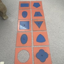 Montessori metal insets for sale  LONDON