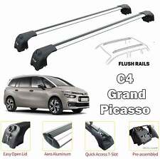 Para Citroën C4 Grand Picasso MPV rack de teto barras transversais teto nivelado prata 2013-up comprar usado  Enviando para Brazil