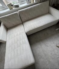 Cream sofa bed for sale  WIDNES