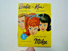 Mini catálogo de ropa y accesorios vintage Mattel Barbie y Ken & Midge 1962 segunda mano  Embacar hacia Mexico