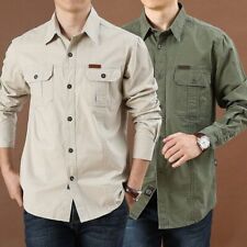 Camisas masculinas de manga comprida primavera outono negócios sociais comprar usado  Enviando para Brazil