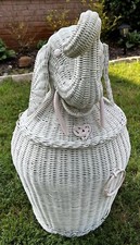 Vintage wicker elephant for sale  Ellenwood