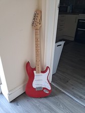 Rockburn electric guitar.red. for sale  SWANSEA