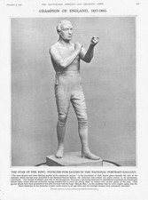 Boxing statuette 19th for sale  GLASGOW