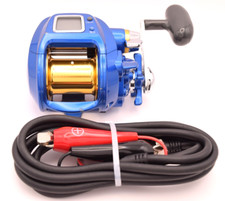 Carretel de pesca Daiwa Hyper Tanacom 500S com cabo de alimentação e manual de operação em inglês comprar usado  Enviando para Brazil
