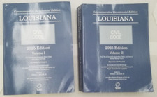 Louisiana civil code d'occasion  Expédié en Belgium