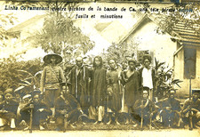 Indochina francesa. Linha Co Ramenant Quatre Pirates De La Bande e foto 3 X 4” comprar usado  Enviando para Brazil