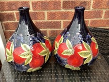 pair large ceramic vases for sale  NORMANTON