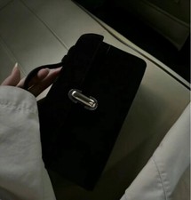 Bolsa de mão Savette francesa moda couro bovino portátil pequena feminina pequena bolsa quadrada, usado comprar usado  Enviando para Brazil