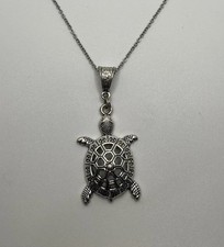 Turtle charm necklace for sale  Bourg
