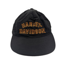 Chapéu Snapback Logotipo Bordado Vintage Anos 90 Harley Davidson Fabricado nos EUA, usado comprar usado  Enviando para Brazil