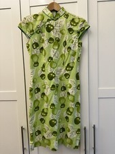 Green chinese cheongsam for sale  LONDON