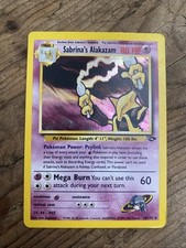 Pokemon alakazam card for sale  LONDON