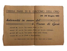 Volantino santino holy usato  Venezia