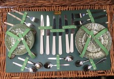 Picnic wicker hamper for sale  LONDON