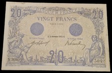 Francs bleu 1912 d'occasion  Soyaux