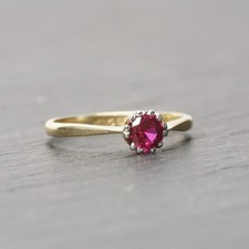 5ct rubin ring gebraucht kaufen  München