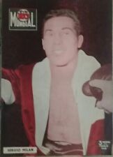 SERGIO MILAN - K.O. Revista de boxe Mundial # 221 1957, usado comprar usado  Enviando para Brazil