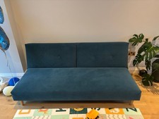 Teal sofabed for sale  LONDON