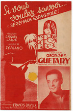 Partition chant 1944 d'occasion  Chaumont