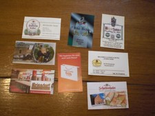 Bier brauerei visitenkarten gebraucht kaufen  Dinkelsbühl
