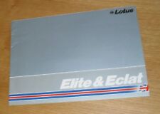 Lotus elite eclat for sale  FAREHAM