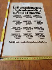 Manifesto pubblicità original usato  Santena