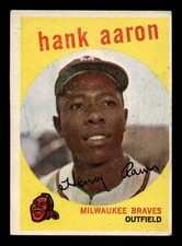 hank aaron baseball card for sale hank aaron baseball card for sale Warren
