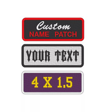 Custom embroidered name for sale  CARDIFF