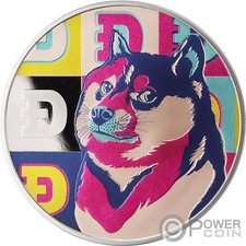 Dogecoin cryptocurrency silver usato  Ciampino